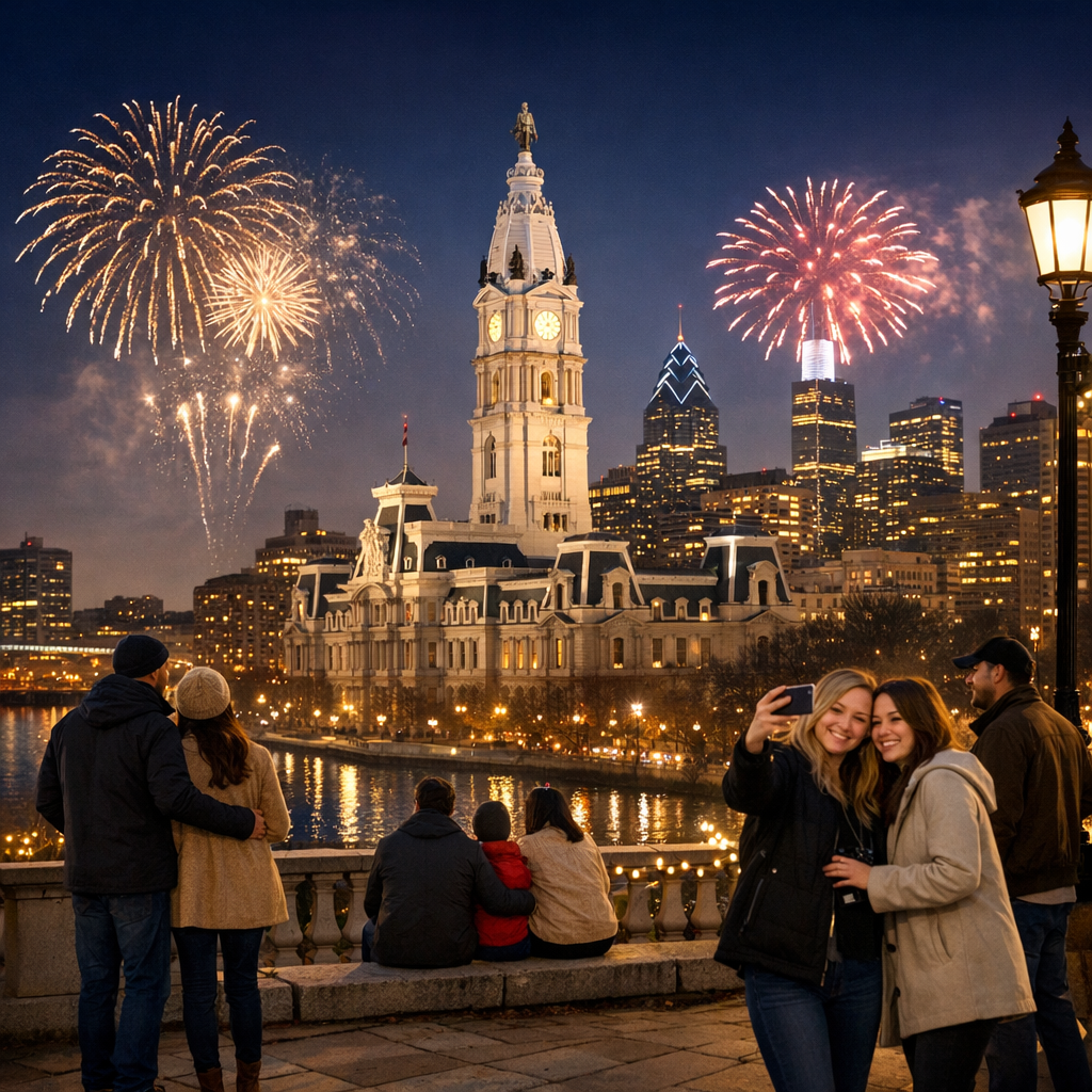 Philadelphia NYE 2025–2026: Free Countdown Spots, Fireworks Views & Budget-Friendly Celebrations