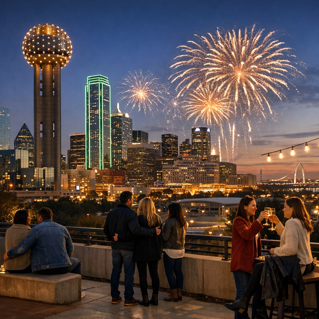 Dallas New Year’s Eve 2025–2026: Free Fireworks Views, Budget-Friendly Events & Local Deals