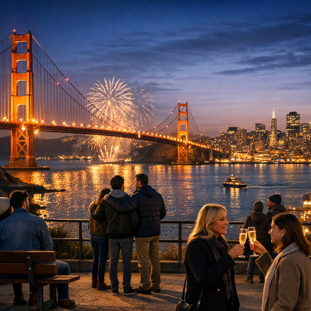 San Francisco New Year’s Eve 2025–2026: Free Fireworks Views, Low-Key Parties & Last-Minute Deals