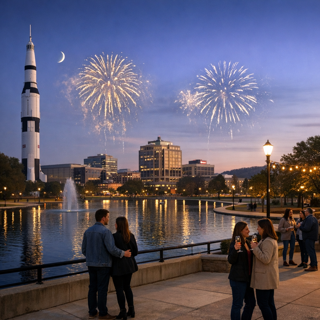 Huntsville New Year’s Eve 2025–2026: Free Events, Fireworks Views & Low-Cost Night-Out Deals