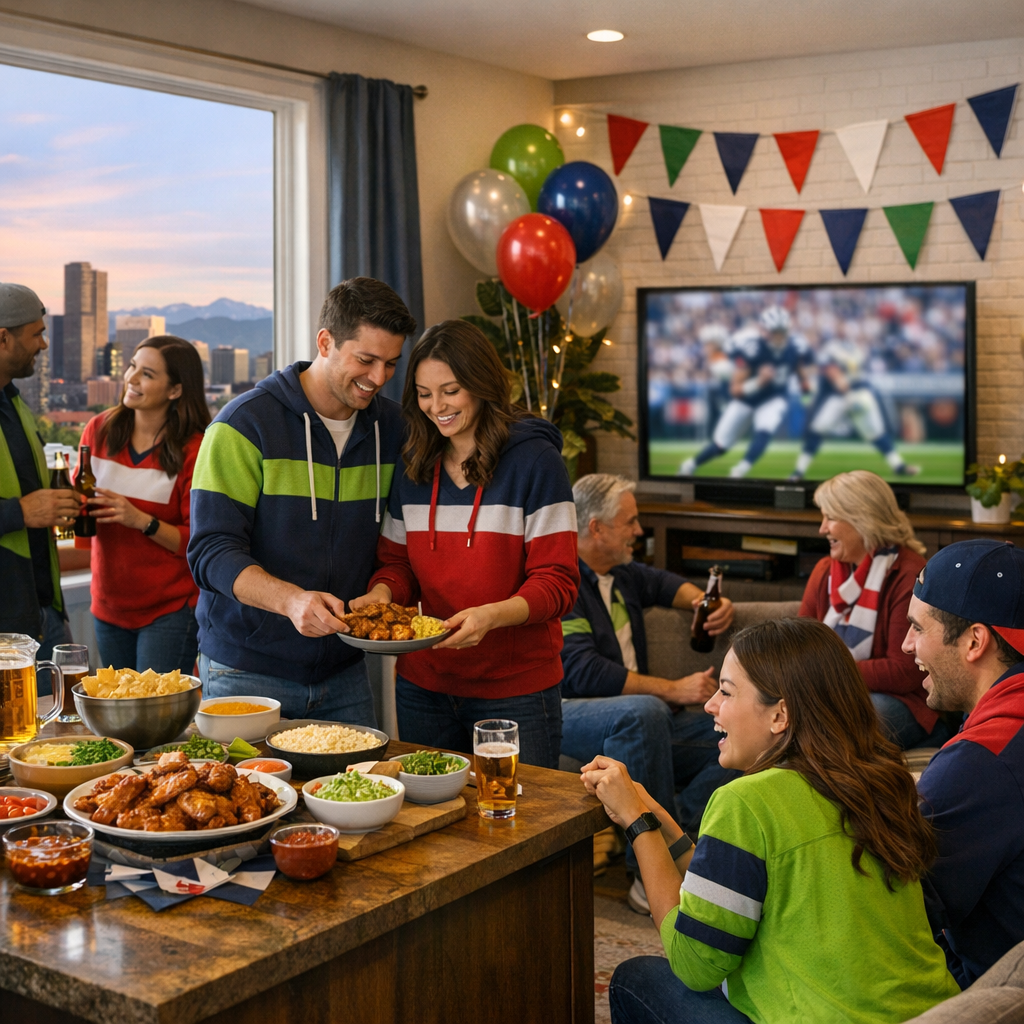 Denver Super Bowl LX Party Guide: Local Food Deals, DIY Decor & Watch-Spot Freebies