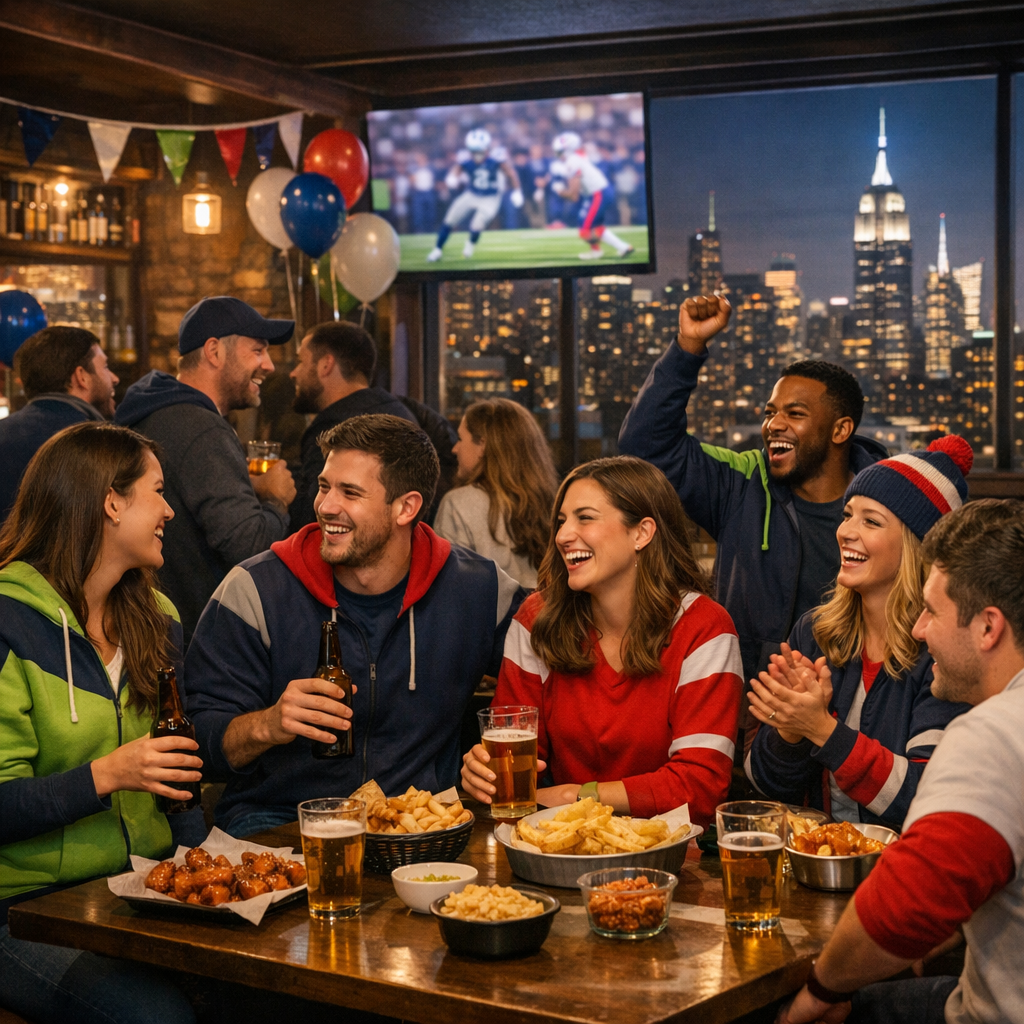 Where to Watch Super Bowl LX in New York: Best Sports Bars, Big-Screen Restaurants & Game-Day Deals