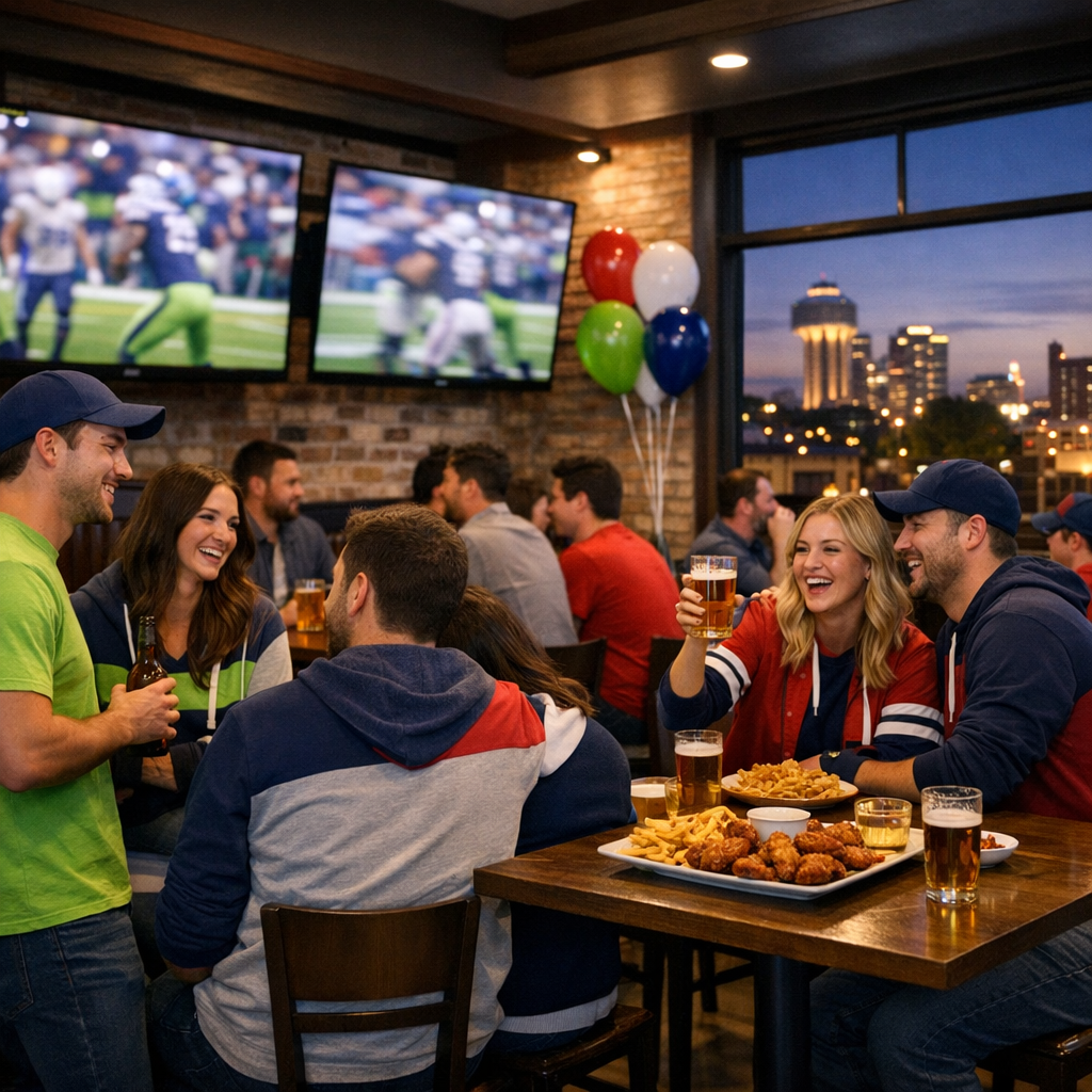 Super Bowl LX in Rogers: Best Sports Bars, Big Screens & Game-Day Specials to Watch Seahawks vs Patriots